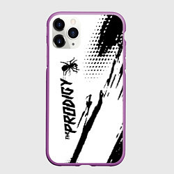 Чехол iPhone 11 Pro матовый The prodigy - логотип