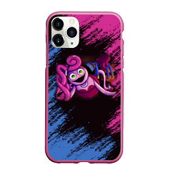 Чехол iPhone 11 Pro матовый POPPY PLAYTIME Mommy long legs and Haggy Waggy, цвет: 3D-малиновый