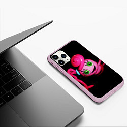 Чехол iPhone 11 Pro матовый POPPY PLAYTIME - Mommy long legs - Мама длинные но, цвет: 3D-розовый — фото 2