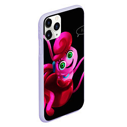 Чехол iPhone 11 Pro матовый POPPY PLAYTIME - Mommy long legs Мама длинные ноги, цвет: 3D-светло-сиреневый — фото 2