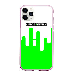 Чехол iPhone 11 Pro матовый Undertale андертейл логотип