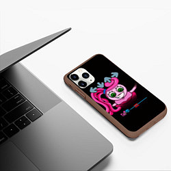 Чехол iPhone 11 Pro матовый POPPY PLAYTIME - Mommy long legs Мама длинные ноги, цвет: 3D-коричневый — фото 2