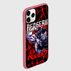 Чехол iPhone 11 Pro матовый БЕРСЕРК BERSERK GUTS, цвет: 3D-малиновый — фото 2