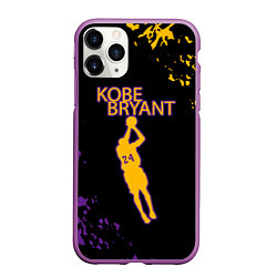 Чехол iPhone 11 Pro матовый Kobe Bryant Баскетболист 24