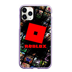 Чехол iPhone 11 Pro матовый ROBLOX СЮЖЕТЫ И ЛОГОТИП