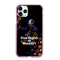 Чехол iPhone 11 Pro матовый Five Nights at Freddys Луна паттерн