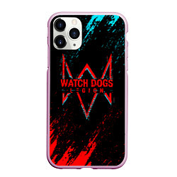 Чехол iPhone 11 Pro матовый Watch Dogs 2 watch dogs: legion, цвет: 3D-розовый