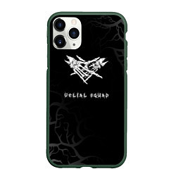 Чехол iPhone 11 Pro матовый Velial squad: руки, цвет: 3D-темно-зеленый