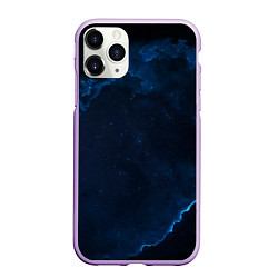 Чехол iPhone 11 Pro матовый Звездные облака, цвет: 3D-сиреневый