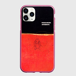 Чехол iPhone 11 Pro матовый Radiohead - Amnesiac