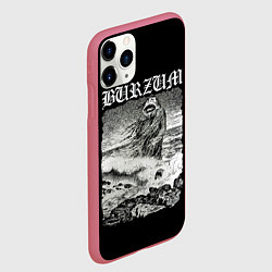 Чехол iPhone 11 Pro матовый Burzum - The Sea Monster, цвет: 3D-малиновый — фото 2