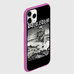Чехол iPhone 11 Pro матовый Burzum - The Sea Monster, цвет: 3D-фиолетовый — фото 2