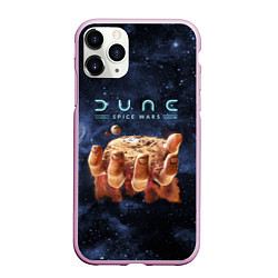 Чехол iPhone 11 Pro матовый Dune: Spice Wars рука и песок, цвет: 3D-розовый