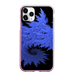 Чехол iPhone 11 Pro матовый Абстрактный морозный узор Abstract frost pattern, цвет: 3D-розовый