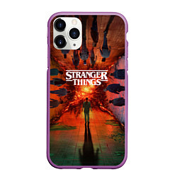 Чехол iPhone 11 Pro матовый Stranger Things 4 Измерения