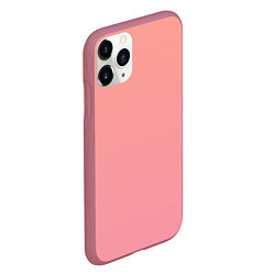 Чехол iPhone 11 Pro матовый Gradient Roseanna Orange to pink, цвет: 3D-малиновый — фото 2