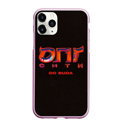 Чехол iPhone 11 Pro матовый OG BUDA ОПГ СИТИ, цвет: 3D-розовый