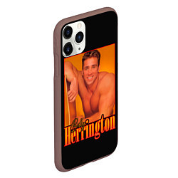 Чехол iPhone 11 Pro матовый Billy Herrington Aniki Билли, цвет: 3D-коричневый — фото 2