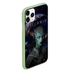 Чехол iPhone 11 Pro матовый STELLARIS СТЕЛЛАРИС, цвет: 3D-салатовый — фото 2