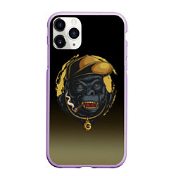 Чехол iPhone 11 Pro матовый Hip-hop Gorilla