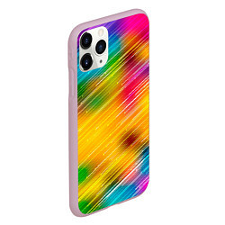 Чехол iPhone 11 Pro матовый RAINBOW POLYCHROME, цвет: 3D-розовый — фото 2