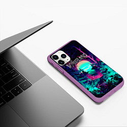 Чехол iPhone 11 Pro матовый WONDERLANDS Легендарный Лес, цвет: 3D-фиолетовый — фото 2