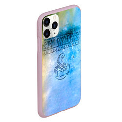 Чехол iPhone 11 Pro матовый Unbreakable - Scorpions, цвет: 3D-розовый — фото 2