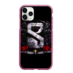 Чехол iPhone 11 Pro матовый Sting in the Tail - Scorpions, цвет: 3D-малиновый