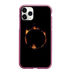 Чехол iPhone 11 Pro матовый Знак тьмы из Dark Souls