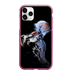 Чехол iPhone 11 Pro матовый METAL GEAR RISING Райден с мечом