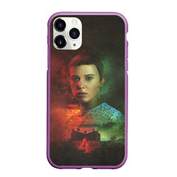 Чехол iPhone 11 Pro матовый 11 Jane Hopper, цвет: 3D-фиолетовый