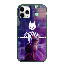 Чехол iPhone 11 Pro матовый Stray: Viloet Logo