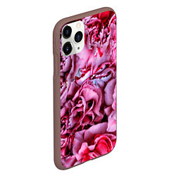 Чехол iPhone 11 Pro матовый Гвоздики, цвет: 3D-коричневый — фото 2