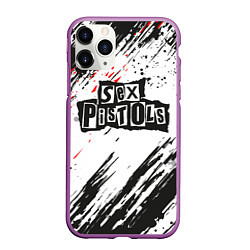 Чехол iPhone 11 Pro матовый Sex Pistols Big Logo