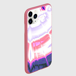 Чехол iPhone 11 Pro матовый Тай-дай Абстракция Tie-Dye, цвет: 3D-малиновый — фото 2