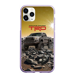 Чехол iPhone 11 Pro матовый Toyota Racing Development Desert Тойота в каменист