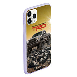 Чехол iPhone 11 Pro матовый Toyota Racing Development Desert Тойота в каменист, цвет: 3D-светло-сиреневый — фото 2