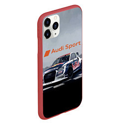 Чехол iPhone 11 Pro матовый Ауди Спорт Гоночная команда Audi sport Racing team, цвет: 3D-красный — фото 2