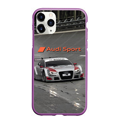 Чехол iPhone 11 Pro матовый Audi Sport Racing Team Short Track Car Racing Авто