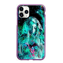 Чехол iPhone 11 Pro матовый Revelation Moon, цвет: 3D-фиолетовый