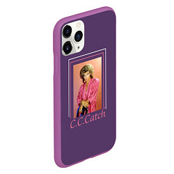 Чехол iPhone 11 Pro матовый Звёзды 80-х CC Catch, цвет: 3D-фиолетовый — фото 2