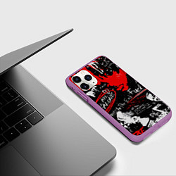 Чехол iPhone 11 Pro матовый XXXTENTACION YOU ARE NOT ALONE, цвет: 3D-фиолетовый — фото 2