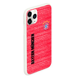 Чехол iPhone 11 Pro матовый BAYERN MUNCHEN БАВАРИЯ football club, цвет: 3D-белый — фото 2