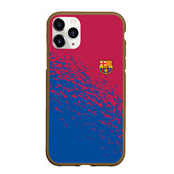Чехол iPhone 11 Pro матовый Barcelona маленькое лого