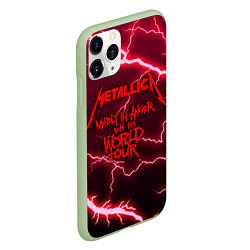 Чехол iPhone 11 Pro матовый Metallica Madly in Angel, цвет: 3D-салатовый — фото 2
