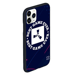 Чехол iPhone 11 Pro матовый Символ Rust и надпись Best Game Ever, цвет: 3D-черный — фото 2