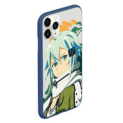 Чехол iPhone 11 Pro матовый Асада Сино -Sword Art Online, цвет: 3D-тёмно-синий — фото 2