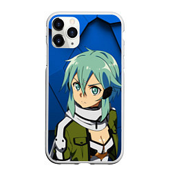 Чехол iPhone 11 Pro матовый Синон из Sword Art Online