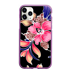 Чехол iPhone 11 Pro матовый Сон в летнюю ночь Beautiful flower