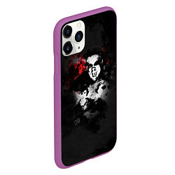 Чехол iPhone 11 Pro матовый Stranger Things Trio, цвет: 3D-фиолетовый — фото 2